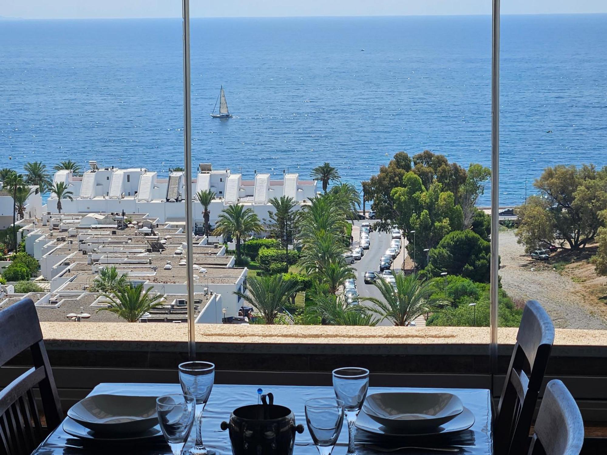 Mirando Al Mar Apartman Aguadulce  Kültér fotó